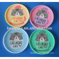 lovely cafe cat debossed coffee cup coaster sets